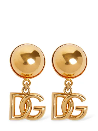 Boucles D'oreilles À Clip Dg Pop - DOLCE & GABBANA - Modalova