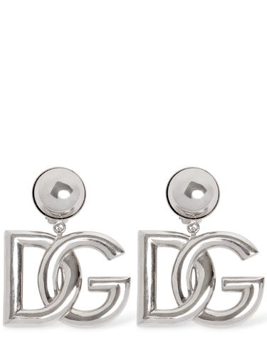 Boucles D'oreilles À Clip Dg Pop - DOLCE & GABBANA - Modalova