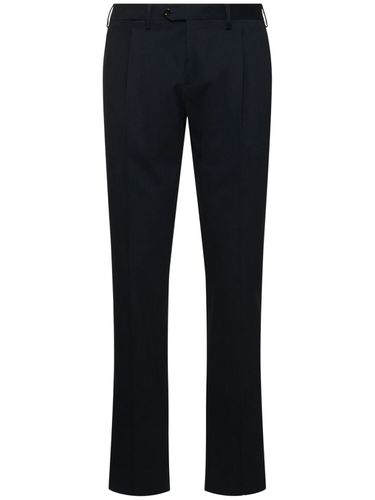 Pantalon Plissé En Coton Stretch - LARDINI - Modalova