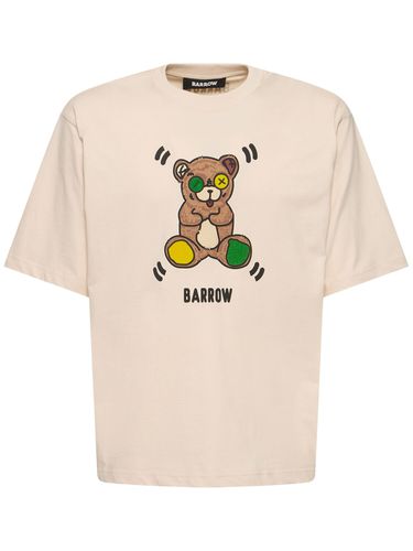 T-shirt En Jersey De Coton Imprimé - BARROW - Modalova