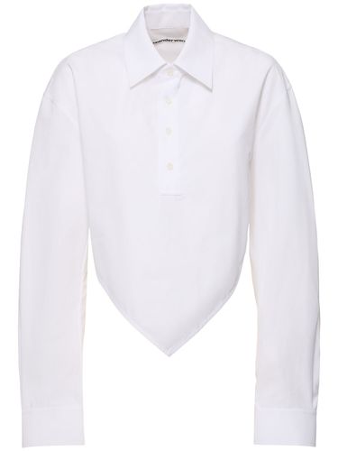 Chemise Courte En Coton - ALEXANDER WANG - Modalova