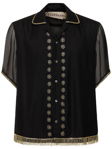 Chemise Embellie À Manches Courtes Fringe - BAZISZT - Modalova