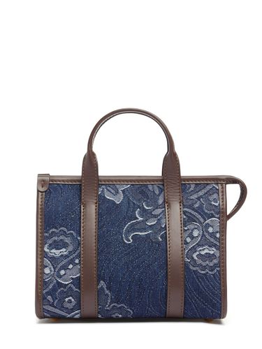 Sac Xs En Denim Jacquard Bauletto - ETRO - Modalova