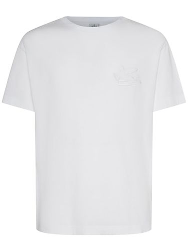 T-shirt En Coton À Logo - ETRO - Modalova