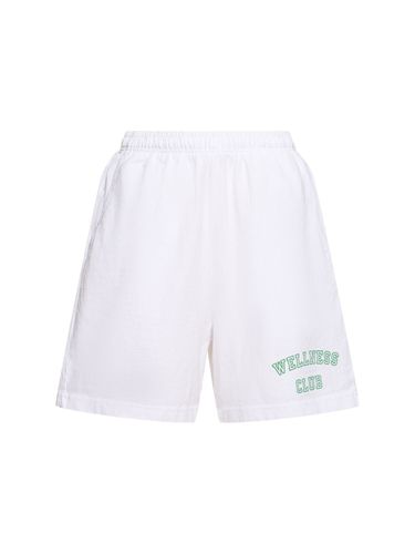 Short De Sport Floqué Wellness Club - SPORTY & RICH - Modalova