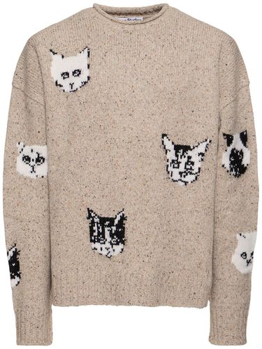 Pull-over En Maille Jacquard Kuelu - ACNE STUDIOS - Modalova