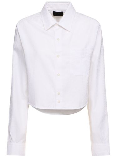 Chemise Courte En Popeline De Coton À Monogramme - MARC JACOBS - Modalova