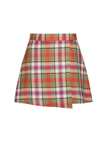 Jupe Courte En Laine Tartan - VIVIENNE WESTWOOD - Modalova