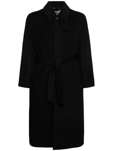 Manteau Unisexe En Laine Avec Ceinture - DUNST - Modalova