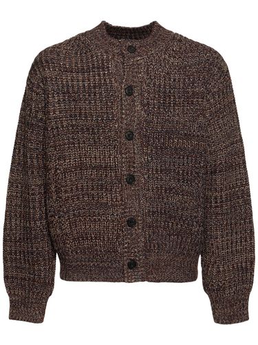 Cardigan En Maille Intarsia Terre - AFTER PRAY - Modalova