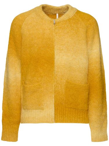 Cardigan Zippé En Laine Mélangée Ombre - SUNFLOWER - Modalova