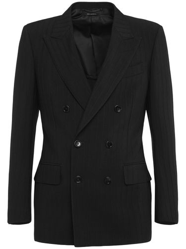 Blazer En Laine Et Mohair À Rayures Dyllan - TOM FORD - Modalova