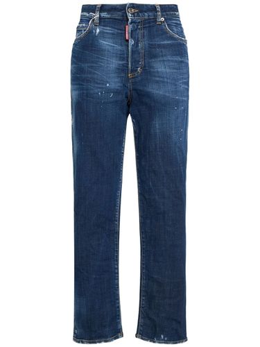 Jean Droit Taille Haute Boston - DSQUARED2 - Modalova