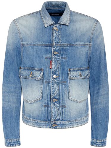 Veste Boxy En Denim Heritage - DSQUARED2 - Modalova