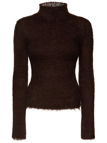 Pull-over Col Roulé En Mohair Mélangé Brossé - MARNI - Modalova