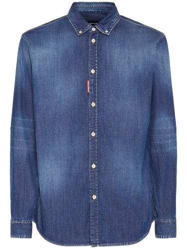 Chemise En Coton Stretch Relax Dan - DSQUARED2 - Modalova