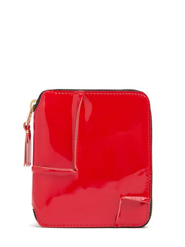 Portefeuille Zippé Verni - COMME DES GARÇONS WALLET - Modalova