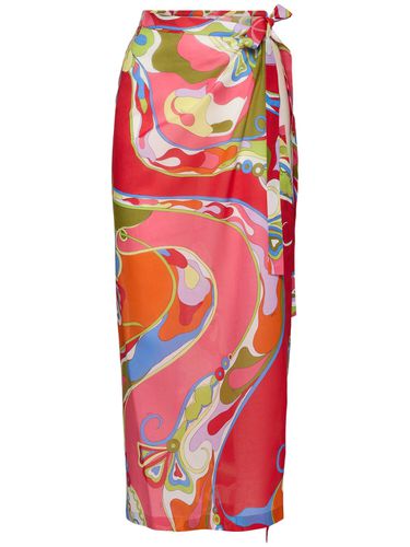 Jupe Sarong En Mousseline De Coton Imprimé - PUCCI - Modalova