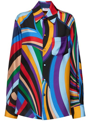 Chemise En Sergé De Soie Imprimée - PUCCI - Modalova