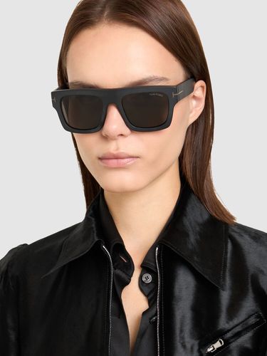 Lunettes De Soleil Carrées En Acétate Fausto - TOM FORD - Modalova