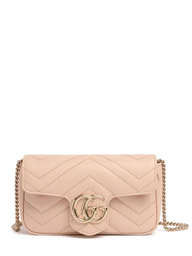 Sac Super Mini En Cuir Gg Marmont - GUCCI - Modalova