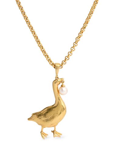 Collier À Pendentif Canard - MOSCHINO - Modalova