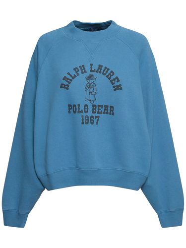 Sweat-shirt Brossé À Col Ras-du-cou - POLO RALPH LAUREN - Modalova