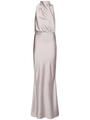 Robe Longue En Satin Tabita - THE ANDAMANE - Modalova