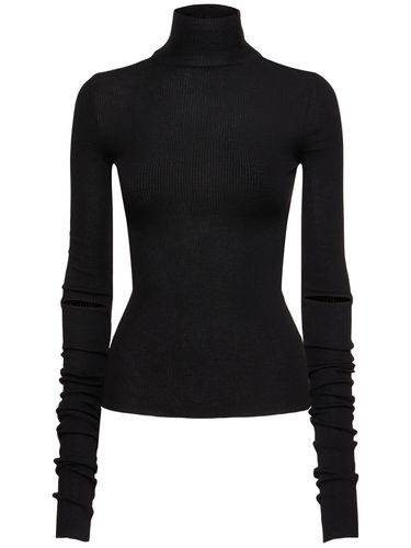 Pull-over En Maille Côtelée Ajourée Olenka - ANN DEMEULEMEESTER - Modalova