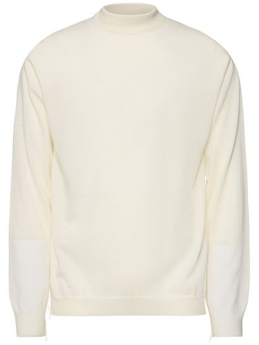 Pull-over En Maille De Laine À Col Ras-du-cou - MAISON MARGIELA - Modalova