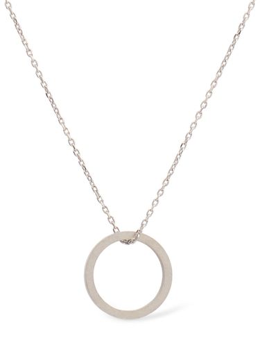 Collier À Pendentif Bague À Logo Gravé - MAISON MARGIELA - Modalova