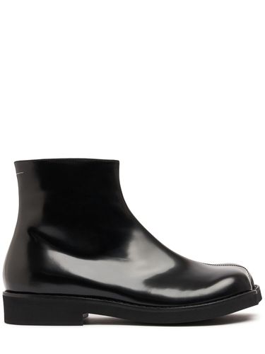 Bottines En Cuir - MM6 MAISON MARGIELA - Modalova