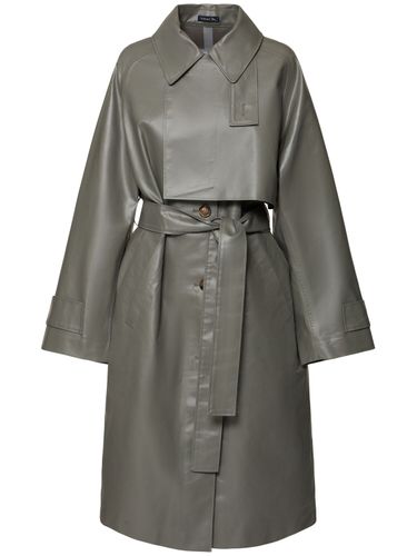 Trench-coat Long En Gabardine De Coton Dino - SOEUR - Modalova