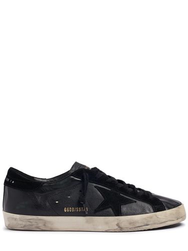 Baskets En Cuir Et Daim Super Star 20 Mm - GOLDEN GOOSE - Modalova