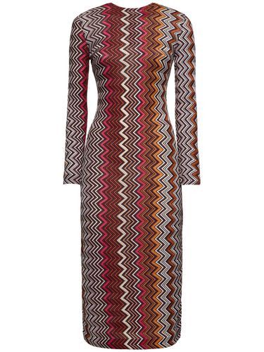 Robe Midi En Maille De Laine Mélangée - MISSONI - Modalova