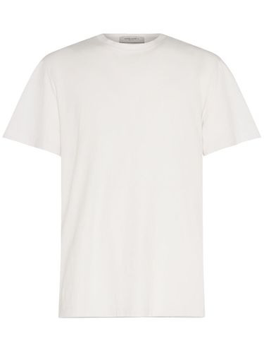 T-shirt Regular En Jersey De Coton D'aspect Usé - GOLDEN GOOSE - Modalova