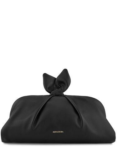 Pochette En Cuir Bow Tie - AQUAZZURA - Modalova