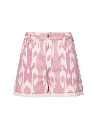 Short En Denim Imprimé Lesia - MARANT ETOILE - Modalova