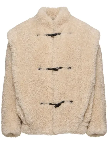 Manteau Court En Shearling Avalia - MARANT ETOILE - Modalova