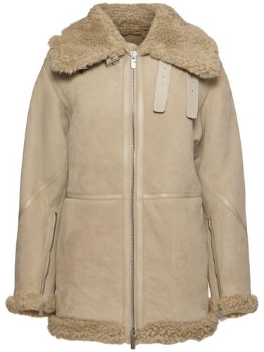 Manteau En Shearling - BURBERRY - Modalova