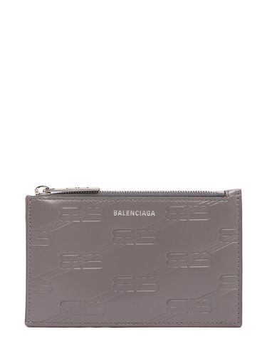 Portefeuille En Cuir À Monogramme Bb - BALENCIAGA - Modalova