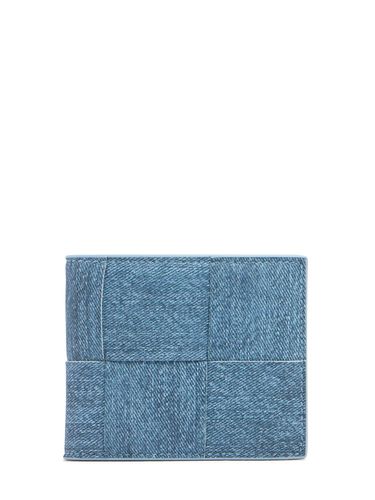 Portefeuille À Deux Volets En Denim Cassette - BOTTEGA VENETA - Modalova