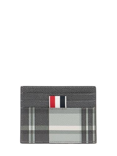 Porte-cartes En Cuir - THOM BROWNE - Modalova