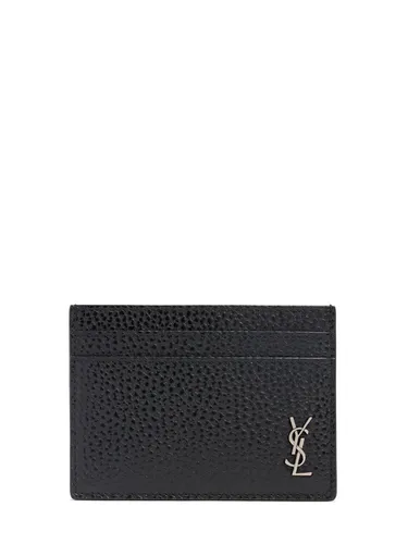 Porte-cartes En Cuir Cassandre - SAINT LAURENT - Modalova