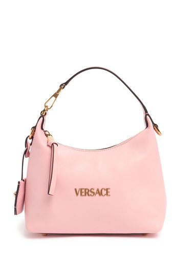 Sac Hobo En Cuir Versace Tag - VERSACE - Modalova