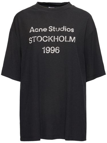 T-shirt En Coton Mélangé Exford U 1996 - ACNE STUDIOS - Modalova