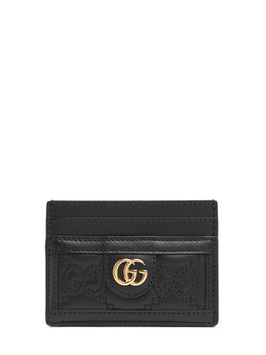 Porte-cartes En Cuir Matelassé Gg - GUCCI - Modalova