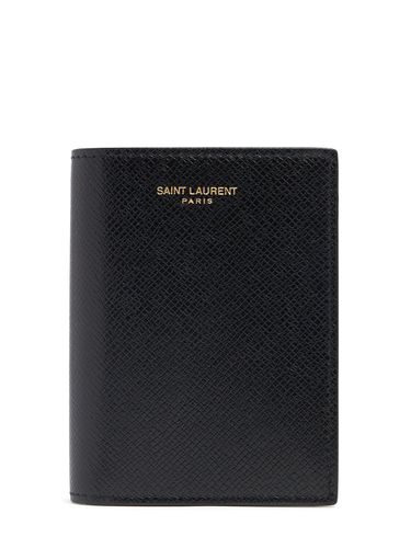 Porte-cartes En Cuir Saint Laurent - SAINT LAURENT - Modalova