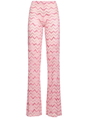 Pantalon Évasé En Tulle À Chevrons - MISSONI - Modalova