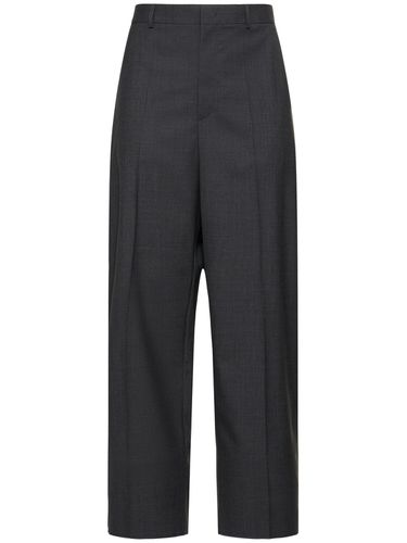 Pantalon Droit En Laine Ultra-fine - VALENTINO - Modalova